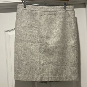 J. Crew Factory Heather Gray wool Pencil Skirt